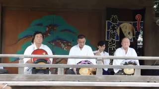 根津神社例大祭２０１６「お囃子」Nezu Shrine example festival 2016 \