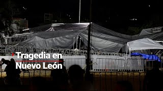 Nuevo León | Aumenta cifra de muertos y heridos en San Pedro Garza García por caída de escenario