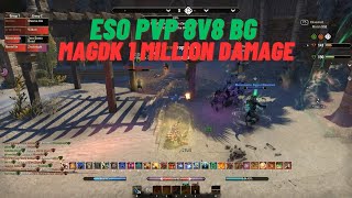 ESO PVP 8V8 Chaos ball BG MagDK 1 Million Damage