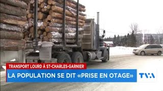 Transport du bois: la population se dit «prise en otage» au Bas-Saint-Laurent