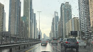 Raining Dubai | Rain in Dubai 2020| Heavy Rain In Dubai | ദുബായിൽ നല്ല മഴ