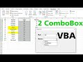 How to populate a combobox based on another combobox selection in Excel VBA