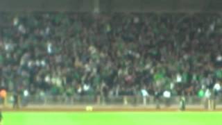 חגיגות הסיום של הקהל הירוק נגד מכבי תל אביב, 1-0 ירוק