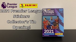 First Look! | Panini 2021 Premier League Sticker Collection | Brand New Collector's Tin Opening!