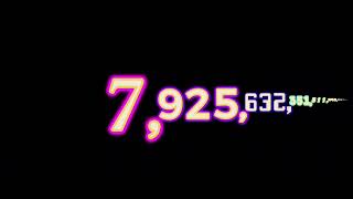 Numbers 0 to 1 Quadragintillion with sounds