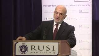 Iraqi Foreign Minister Ibrahim al-Jafaari at RUSI