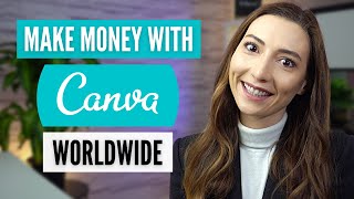 7 Ways to Make Money Online with Canva - Beginner Friendly - US, Worldwide