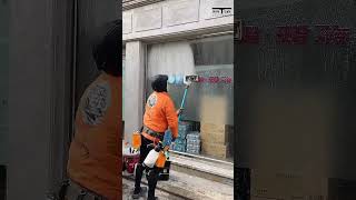 유리창청소에 진심인편... #windowcleaning