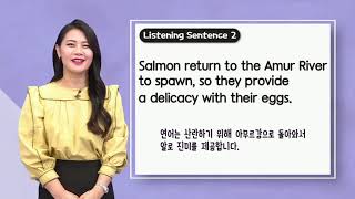 매일 10분 영어- 지나킴의 고고 리스닝 Listening 756  granddaughter, Ola, especially likes it \u0026 Salmon return to the