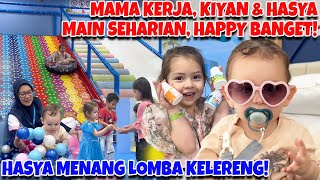 MAMA KERJA, KIYAN \u0026 HASYA MAIN SEHARIAN, HAPPY BANGET!