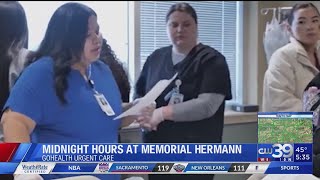 New midnight ours at four Memorial Hermann GoHealth locations | CW39 Houston