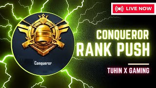 Serious Gameplay | Conqueror rank push | BGMI LIVE