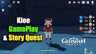 Genshin Impact Klee GamePlay & Story Quest
