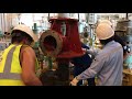 Aurora-Peerless-National Vertical Turbine Pump Installation Work-Discharge Head assembly-Part 6