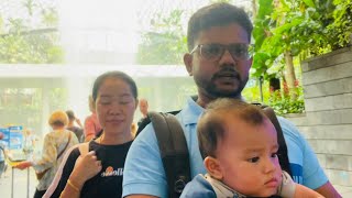 சிங்கப்பூர்  நீர்வீழ்ச்சி, ஷாப்பிங்  | SINGAPORE CHANGI JEWEL VISIT WITH FAMILY