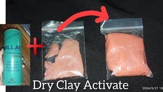 ক্লে ড্রাই হয়ে গেলে করণীয় কি soften 'Drying' clay/ How to revive air diy clay #clay