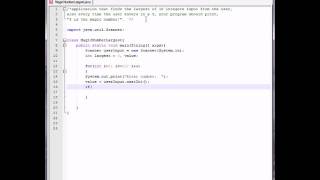 JAVA Tutorial: Three is a MAGIC number!
