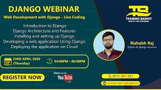 Web development with Django - Live Coding | Python Guru | Training Basket