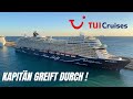 Kapitän der Mein Schiff 2 greift mit bestimmender Ansage durch !!!