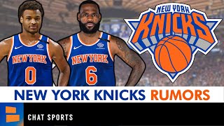Knicks Drafting Bronny James To SIGN LeBron James? | New York Knicks Rumors