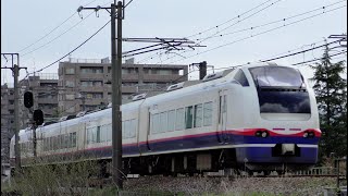 特急しらゆき1号新潟行き【4K】E653系H204編成51M