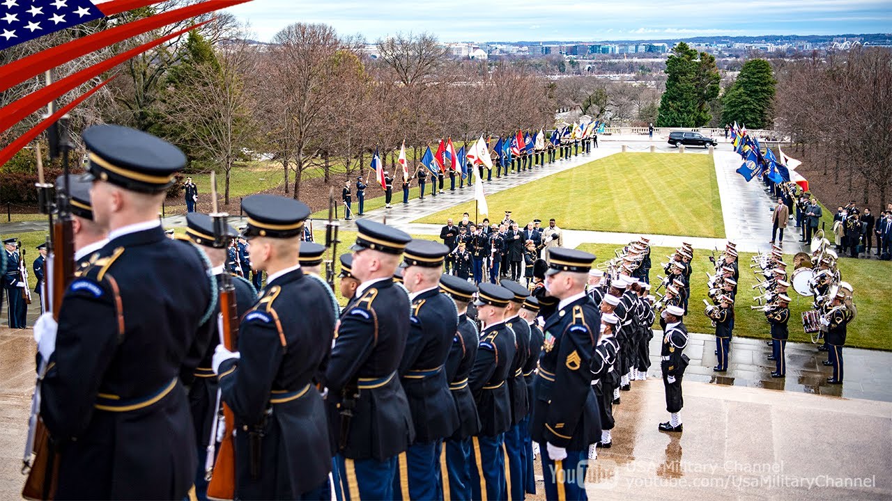 Honor Guard From 5 Military Branchs (Army, Marine Corps, Navy, Air ...