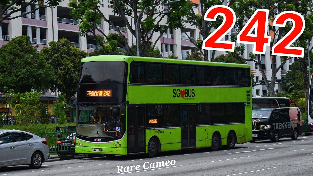 Sbs7447a Sbs Bus Service 242 Volvo B9tl Cdge Youtube