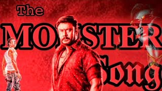 Ft-The Monster Song X Ft-Kaatera | Yajamana | Kranthi  Chalenging ⭐ Star Darshan | [_Ms☠️Edits_]