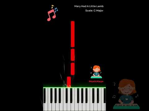 "Mary Had a Little Lamb": Easy Piano Lessons for Beginners #pianolessons #pianotutorial