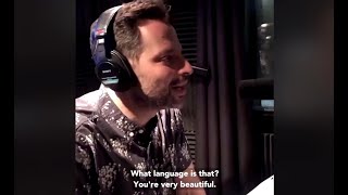 Nick Kroll and Thandie Newton recording Maury and Mona — Big Mouth