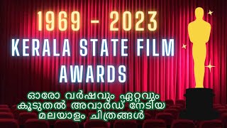 Kerala State Film Awards ഓരോ വർഷവും ഏറ്റവും കൂടുതൽ അവാർഡ് നേടിയ മലയാള ചിത്രങ്ങൾ#cinema #film #movie