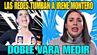 LAS REDES ESTALLAN CONTRA LA HIPOCRESÍA DE IRENE MONTERO, INÉS HERNAND SI, AZAFATAS NO