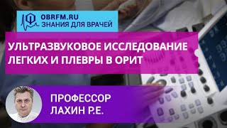 Профессор Лахин Р.Е.: Ультразвуковое исследование легких и плевры в ОРИТ