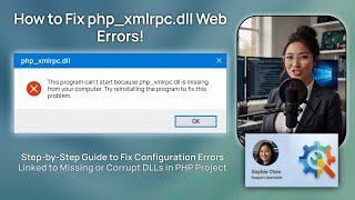 How to Fix php_xmlrpc.dll Web Errors!