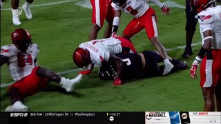 Bryce Ramirez - GRUESOME Broken Leg - Texas Tech College Football