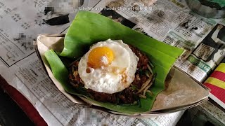 槟城大山脚美食中心荷包蛋炒粿条榕树下炸糕午餐 Penang Bukit Mertajam Fried Koay Teow with Fried Egg