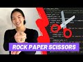 How to code Rock Paper Scissors (Beginner Python Tutorial)