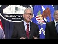 watch ag garland announces arrest of suspect in military documents leak