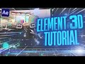 Tutorial How to use Element 3D in After Effects | After Effects E3D Tutorial