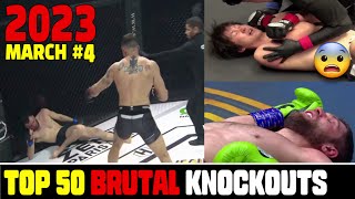 MMA•MUAY THAI•KICKBOXING•BOXING Best 50 Knockouts►March.2023 #4