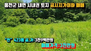 [매번:24-19]홍천군 매물 중 첫 번째 토지 공시지가이하 매매 \