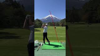 富士山🗻に向かってナイスショット⛳️