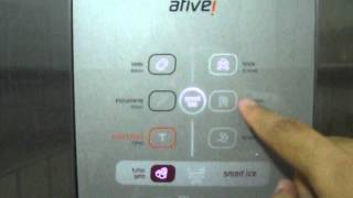 Refrigerador Brastemp Ative! 403 litros Inox BRM48NR. Demonstração do painel.