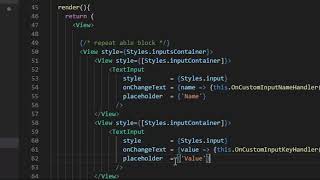 Dynamically Adding Input Fields in React Native