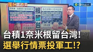 1奈米入龍潭! 台積先進製程漲價有理!? 選舉行情票投軍工.風電.觀光.生技!?│丁士芬主持 ft.林鈺凱.何基鼎.陳柏宏│【漲升響起來 完整版】20221122│三立iNEWS