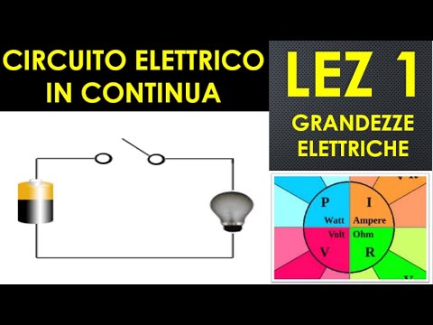 1-CIRCUITI IN CONTINUA - Carica Ah, Tensione V, Corrente A, Potenza W ...