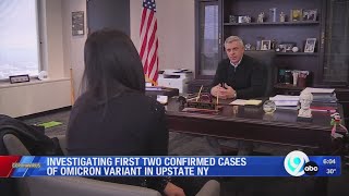 Oneida Co. Executive talks about recent Omicron cases found in county