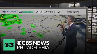 Mainly clear Thursday night in Philadelphia region, tracking rain over the weekend