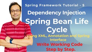 Spring Bean Life Cycle Tutorial | XML | @PostConstruct | @PreDestory | Eclipse Coding Step by Step