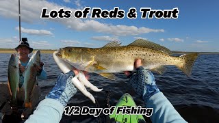 SECRETS to 10 Keeper Redfish & 4 Keeper Speckled Trout in HALF DAY